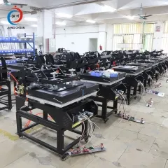 Presse à chaleur extractible semi - automatique pneumatique JC - 5cd