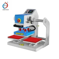 Máquina semiautomática de estampado en caliente de doble estación neumática JC - 7b