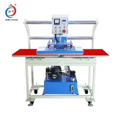 Máquina de prensa de calor de doble estación hidráulica completamente automáticaJC-7C-2