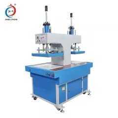 Machine à coller hydraulique à double tête concave et convexe