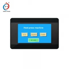 全自(zì)動氣動雙工(gōng)位燙畫(huà)機(jī)（可(kě)套成衣）JC-7C-1