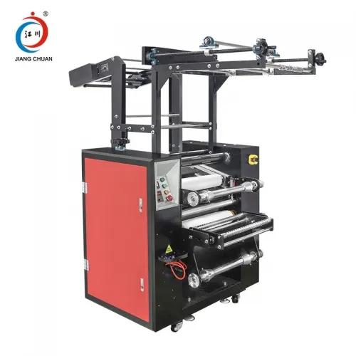 下(xià)進料織帶滾筒熱(rè)轉印機(jī)