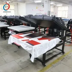 Presse à chaleur extractible semi - automatique pneumatique JC - 5cd