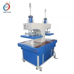 Machine à coller hydraulique à double tête concave et convexe