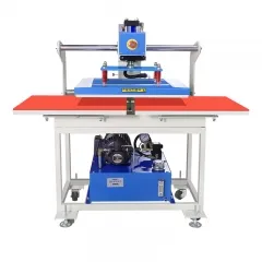 Prensa hidráulica semiautomática de punzonado térmico de doble estación JC - 7b - 2