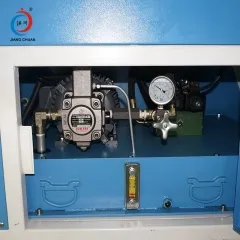 Multifunktionale hydraulische Präge- und Dosiermaschine mit zwei Köpfen und vier Stationen JC-33D
